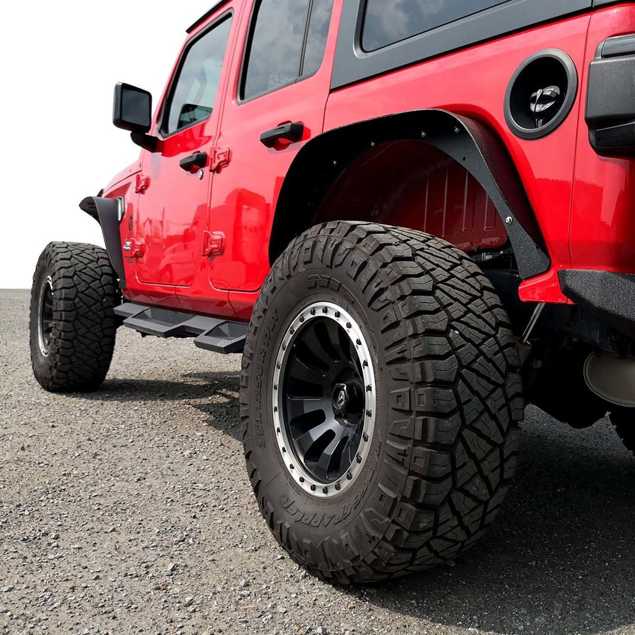 NEW Jeep Wrangler JL, JLU, Flat Top style metal fenders