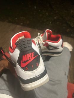 Cement red Jordan 4’s
