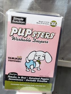 Simple Solution Pup'sters Dog Diaper, XL