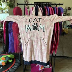 Cat Mom Hoodie Sleepwear