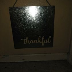 Wall DECOR "THANKFUL"