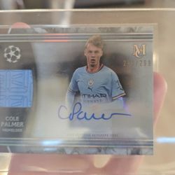 2022-23 Topps Museum Collection COLE PALMER#MAR-CP Match-Used Relic Auto 283/299