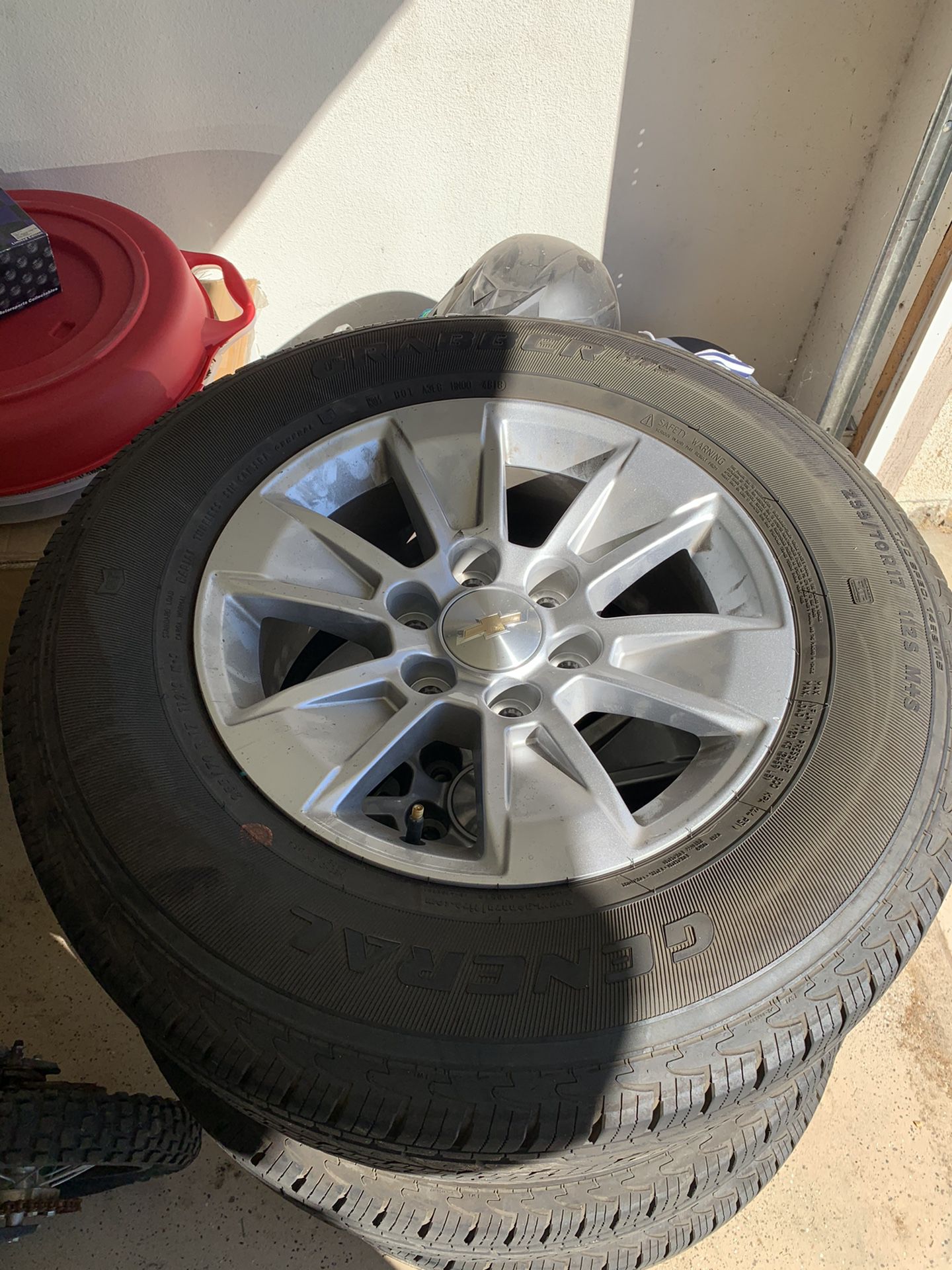 New Chevy Silverado wheels and tires