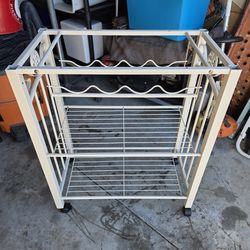 Kitchen Shelves With Wine Rack