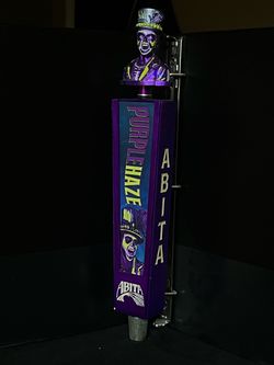 Abita Purple Haze Beer Tap Handle