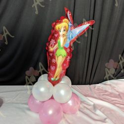 Tinkerbell Balloons Centerpieces 