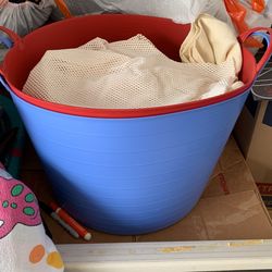 Two plastic drink containers flexible