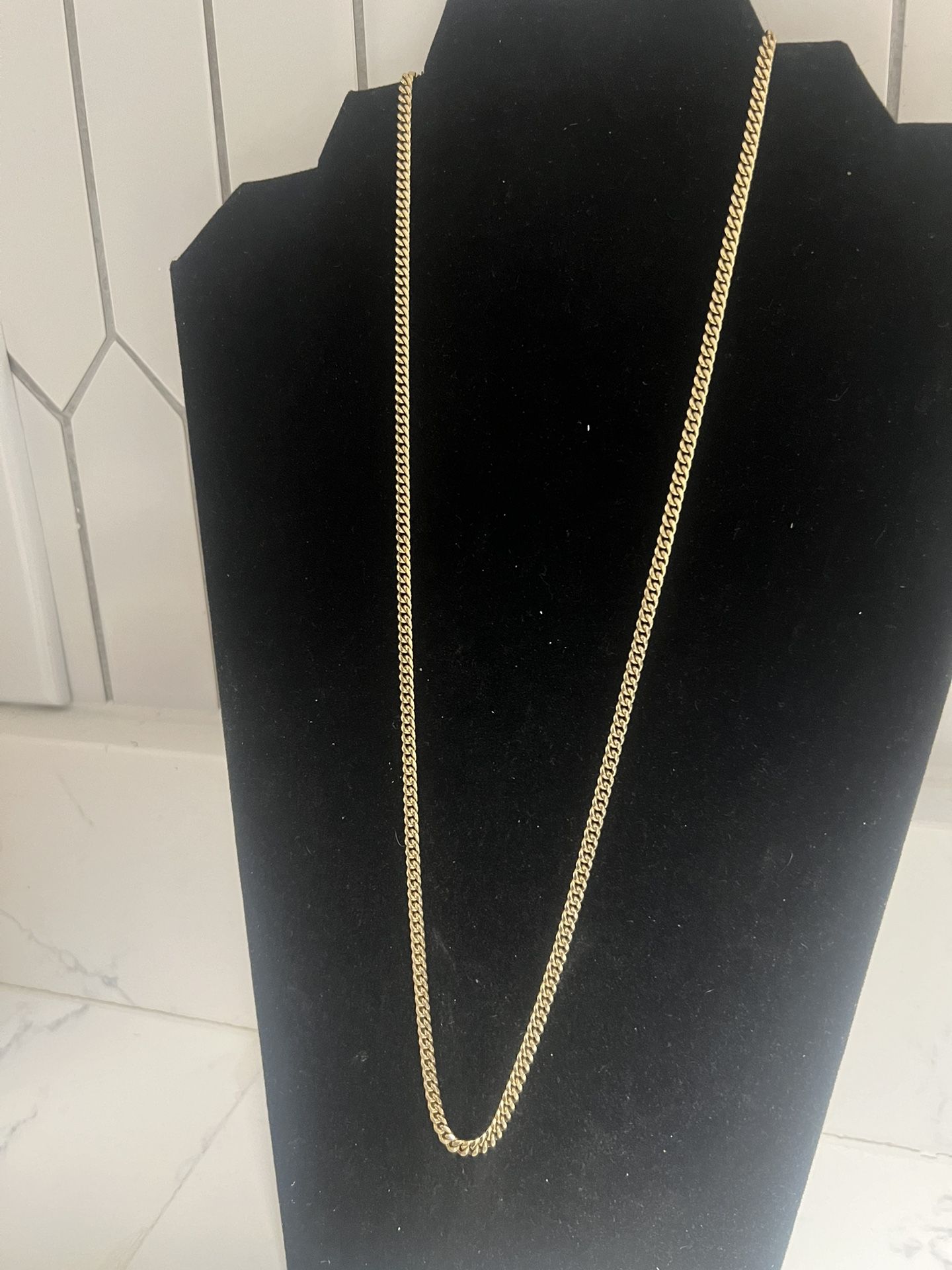 14k Stamped Gold Chain
