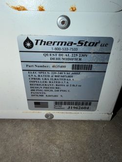 QUEST dehumidifier 225