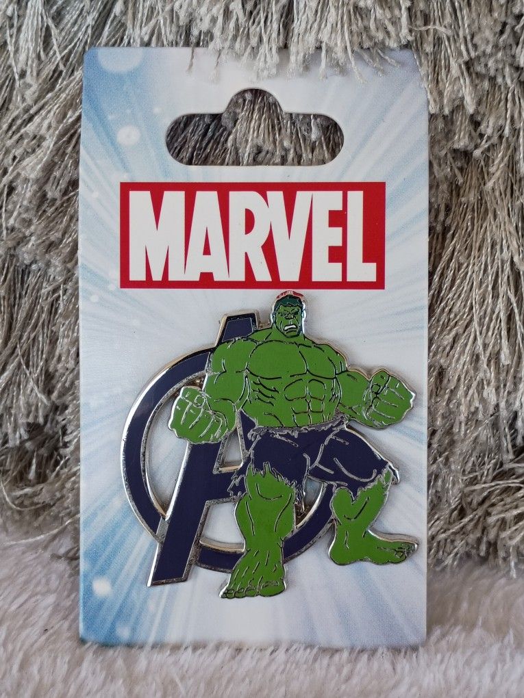 Disney Marvel Avengers 2015 Incredible Hulk A Logo Pin 109057