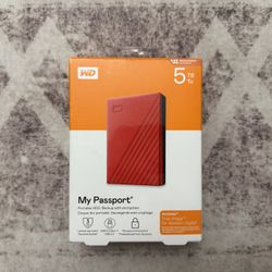 WD Black My Passport 5TB Portable Hard Drive