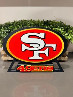 San Francisco 49ers display sign