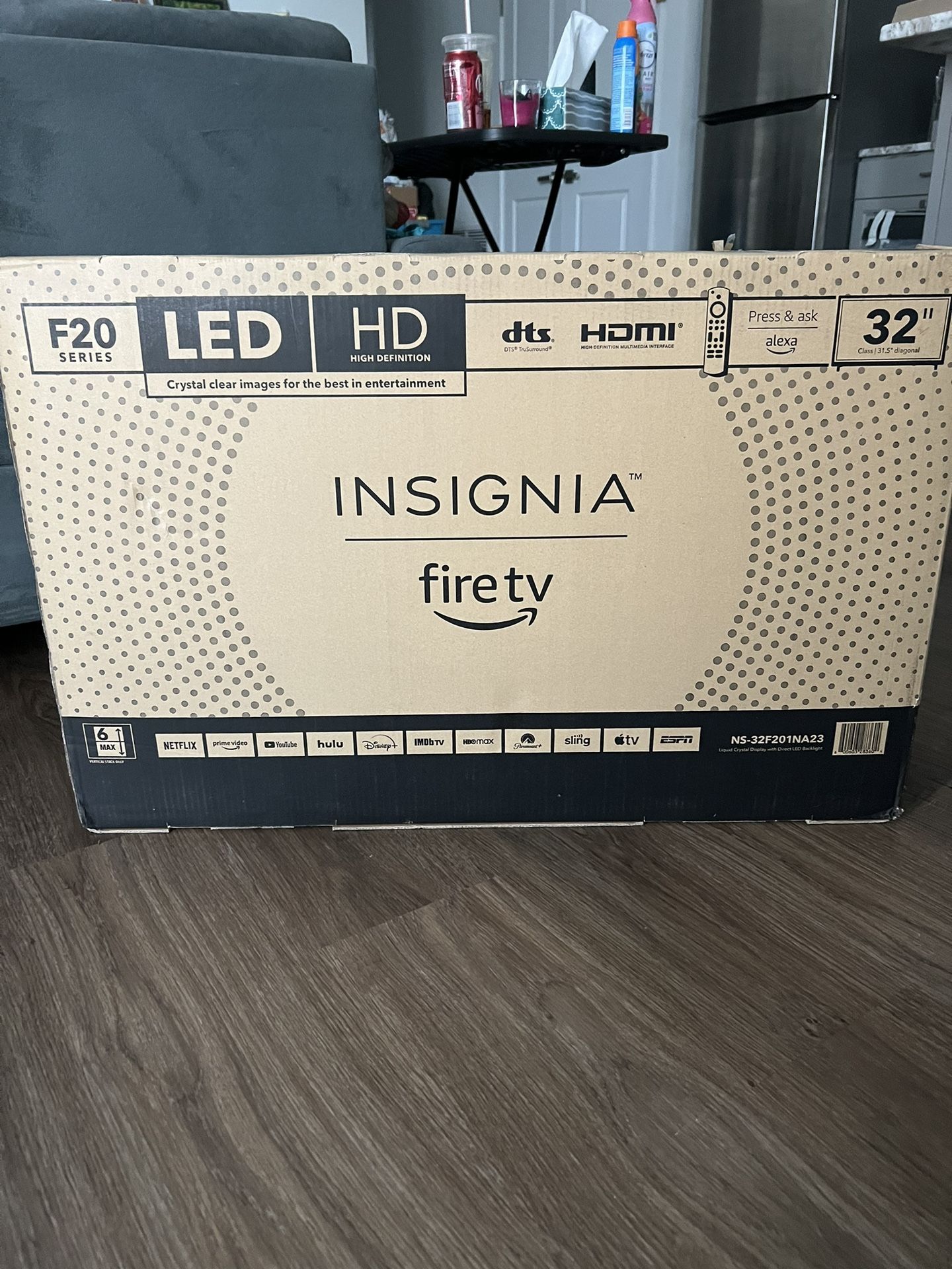 32 Inch HD LED Insignia Fire Tv Brand New