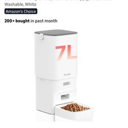 Brand New Automatic Cat Feeders, 7L/29 Cups Automatic Dog Feeder with Desiccant Bag, 1-6 Meals Ideal for 2-15mm Dry Food, Suitble for Multiple Pets, D