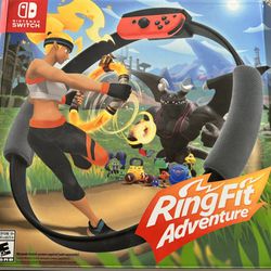 Nintendo Switch RingFit Adventure -  New!!