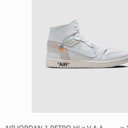 VIRGIL ABLOH ARCHIVE X JORDAN 1 RETRO HIGH OG 'ALASKA'