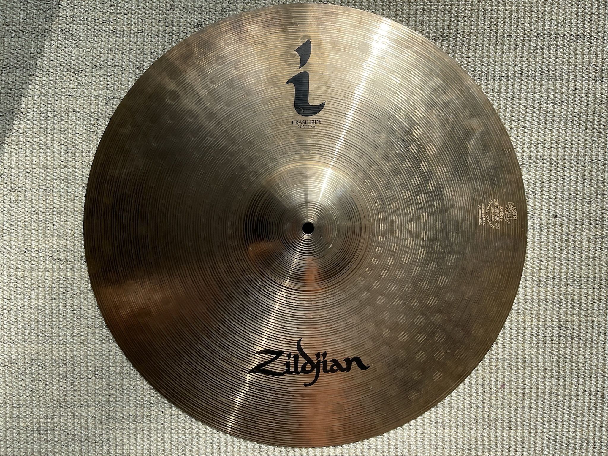 Zildjian Series I crash ride 20 inch