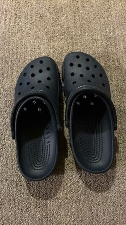Navy blue crocs Size 12 men No box