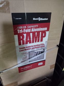 1500 Lb NIB Tri-Fold Aluminum Ramps For Sale