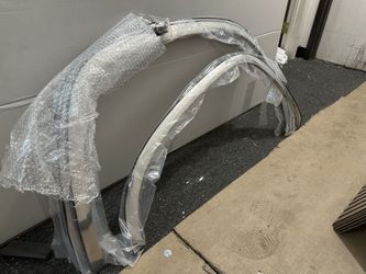 Brand New 2014 - 2020 Toyota Tundra Polished Steel Fender Trim 4 Piece