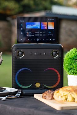 Ikarao Break X2 Karaoke Machine comes with 2 microphones