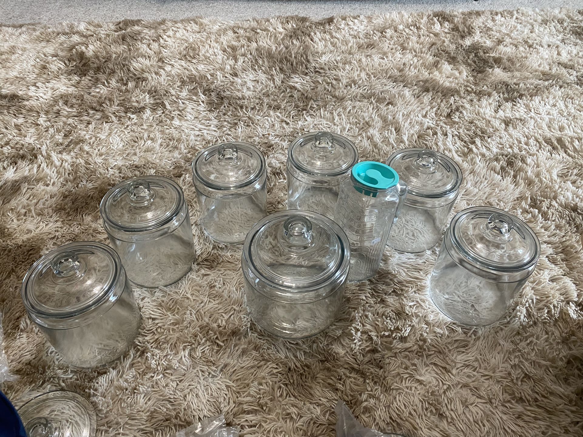 Glass Jars.