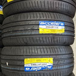 215-50-17 $280 CASH OUT THE DOOR All Season Tires installed (4) New 50,000 Mile Warranty-We Finance