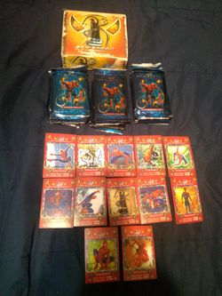 2 boxes of Spider Man Trading Cards - 2 Booster Packs From The 2002 Artbox Spider - Man Movie Release.