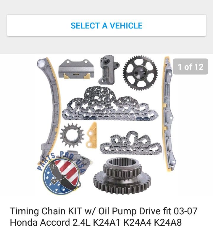 Timing Chain Kit w/ oil pump drive - cns auto parts (ebay)
