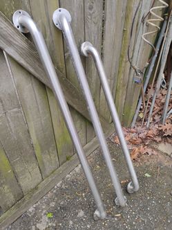 Three handicap grab bars