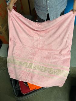 100% bamboo Pink large Towel Sheet