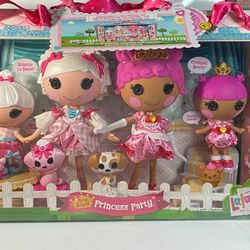 Lalaloopsy Sew Royal Princess Party 8 Pack 8 Princess Dolls + 6 Pets - Brand New