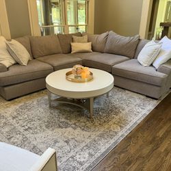 Large Gray Sectional Sofa - 10’ x 10’- MOVING Must Be Picked Up By 9/28!