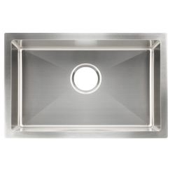 Kitchen sink undermount stainless steel square