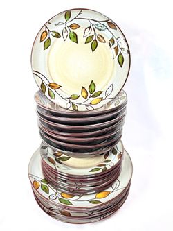 PFALTZGRAFF everyday “RUSTIC LEAVES” 18pcs set