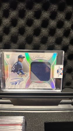 2025 FLAWLESS HYE-SEONG KIM RPA ROOKIE PROSPECT PATCH Silver RC AUTO /20 Dodgers