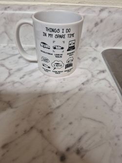 Tesla coffee mug