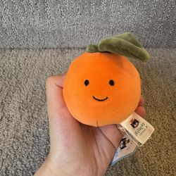 Jelly Cat Orange Key Chain