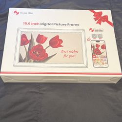 Frameo Model 159K Large 15.6 Inch Digital Picture Frame 64GB Memory - Black