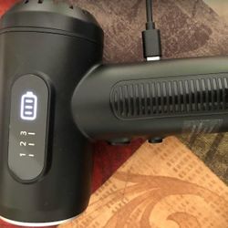 Compressed air dust collector - 3-gear adjustable 10,000 RPM electric air dust collector with LED light, rechargeable cordless air blower for cleaning