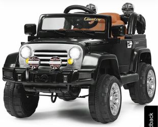 12-Volt MP3 Kids Ride On Truck Car RC Remote Control with LED Lights Music
