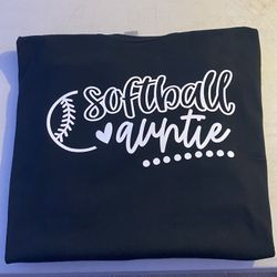 Custom Softball Auntie Shirt