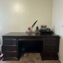 Desk and TV Stand