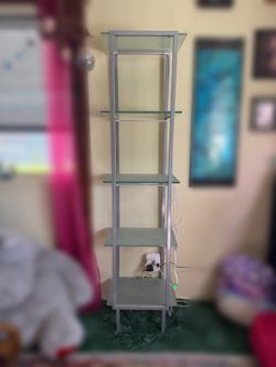 5 tier glass shelf