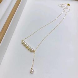 Non-nucleus Pearl Necklace 7-8mm