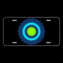 License Plate Novelty Car Front Mandala Design Cool Pretty