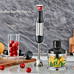 Proscenic Hand Immersion Blender 800W Multifunctional 4-in-1 Handheld Stick Blender - Black