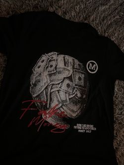 Black Graphic T-Shirt Money Print