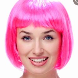 Pink Bob WIG New