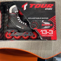 Tour Q91 Rollerblades Youth Sizes 13-3